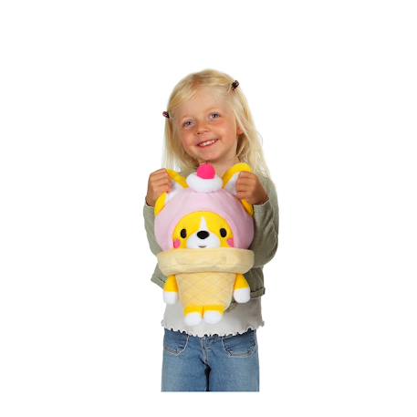 Peluche little corgi cuties 30 cm : corgi - glace Jaune 4 - vertbaudet enfant 