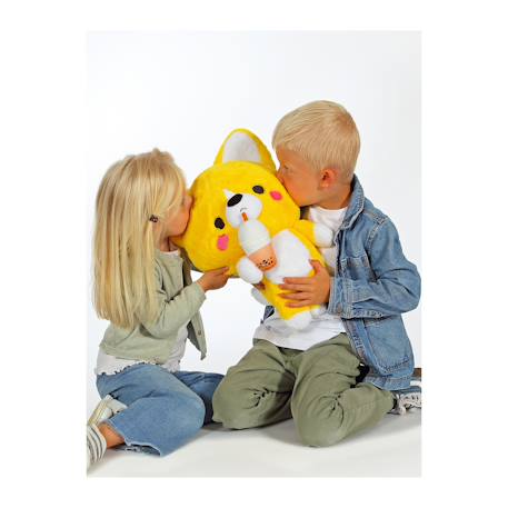 Peluche little corgi cuties 40 cm : corgi - bubble tea Jaune 5 - vertbaudet enfant 
