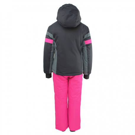 Ensemble de ski fille fancel Noir/fuchsia+Rose/turquoise 2 - vertbaudet enfant 
