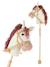 Cheval bâton brownie avec roulettes Brownie+Ginger+Magic 7 - vertbaudet enfant 