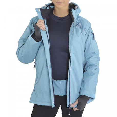 Ensemble de ski fille gazly Fuchsia+Turquoise 9 - vertbaudet enfant 