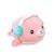 Peluche cushablez - otarie seal - 25cm Rose 1 - vertbaudet enfant 