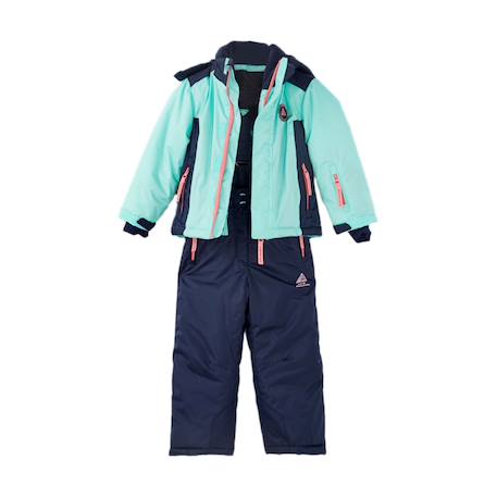 Ensemble de ski fille fanae Rose/fuchsia+Vert/bleu marine 7 - vertbaudet enfant 