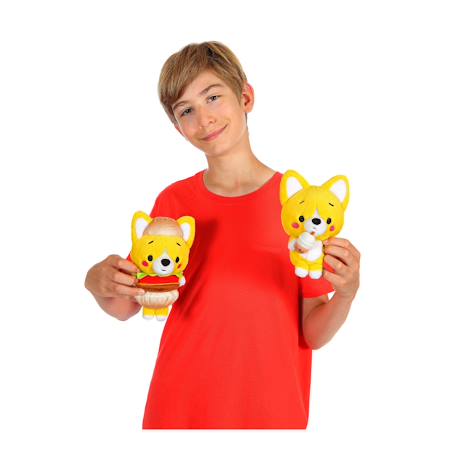 Peluche little corgi cuties 20 cm : corgi - bubble tea Jaune 4 - vertbaudet enfant 
