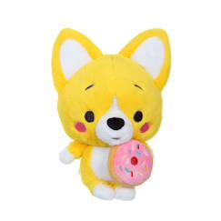 Jouet-Peluche little corgi cuties 20 cm : corgi - donut