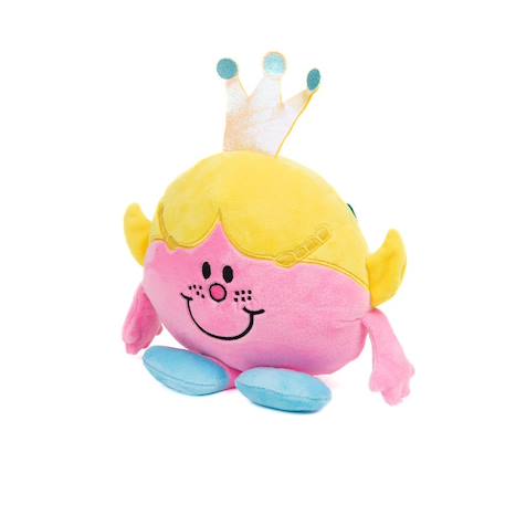 Peluche monsieur madame - mme princesse - 22cm Rose et Jaune 2 - vertbaudet enfant 