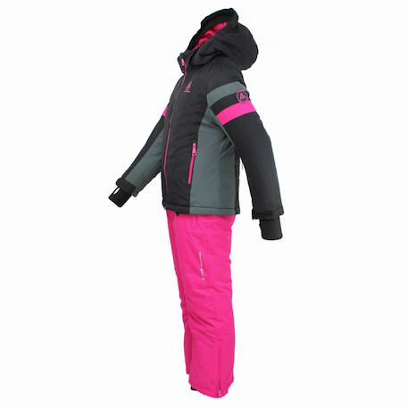 Ensemble de ski fille fancel Noir/fuchsia+Rose/turquoise 3 - vertbaudet enfant 
