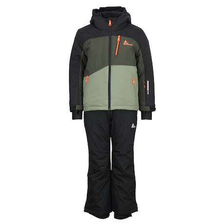 Ensemble de ski ecerome Marine/orange+Noir/bleu+Noir/camel+Noir/kaki 15 - vertbaudet enfant 