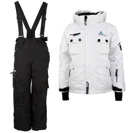 Ensemble de ski garçon ecardidente Blanc+Noir 1 - vertbaudet enfant 
