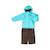Ensemble de ski fille fazly Marron+Turquoise 4 - vertbaudet enfant 