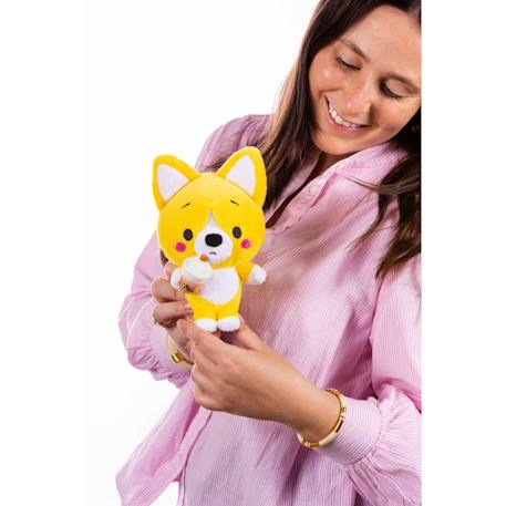 Peluche little corgi cuties 20 cm : corgi - bubble tea Jaune 2 - vertbaudet enfant 