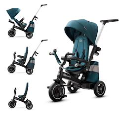 Jouet-Tricycle Évolutif Kinderkraft EASYTWIST 5 en 1 avec Siège Rotatif 360°, Roues PU Increvables et Capote UPF50+
