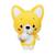 Peluche little corgi cuties 40 cm : corgi - bubble tea Jaune 1 - vertbaudet enfant 