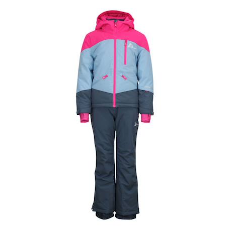 Ensemble de ski facorse Bleu/fushia+Kaki/creme+Turquoise/fushia 1 - vertbaudet enfant 
