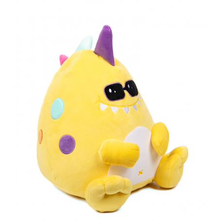 Peluche cushablez - mondo dino Jaune 2 - vertbaudet enfant 