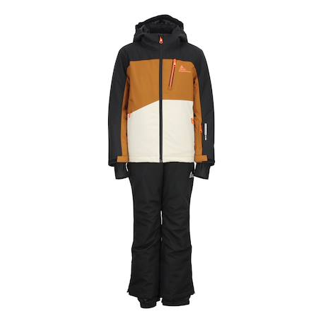 Ensemble de ski ecerome Marine/orange+Noir/bleu+Noir/camel+Noir/kaki 10 - vertbaudet enfant 