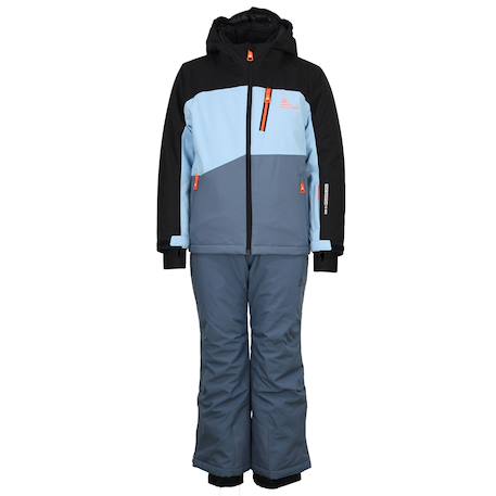 Ensemble de ski ecerome Marine/orange+Noir/bleu+Noir/camel+Noir/kaki 5 - vertbaudet enfant 