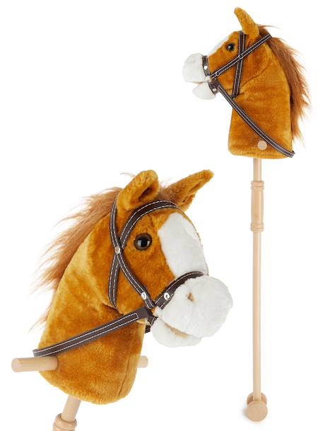 Cheval bâton brownie avec roulettes Brownie+Ginger+Magic 1 - vertbaudet enfant 