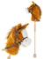 Cheval bâton brownie avec roulettes Brownie+Ginger+Magic 1 - vertbaudet enfant 