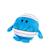 Peluche monsieur madame - mr malchance - 22cm Bleu 3 - vertbaudet enfant 