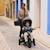 Tricycle modulaire avec siège rotatif et harnais de sécurité Gris+Noir+Rose+Vert 15 - vertbaudet enfant 
