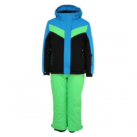 Ensemble de ski garçon eflight Bleu/vert+Orange/bleu 1 - vertbaudet enfant 