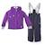 Ensemble de ski fille favim Noir/violet+Violet 6 - vertbaudet enfant 