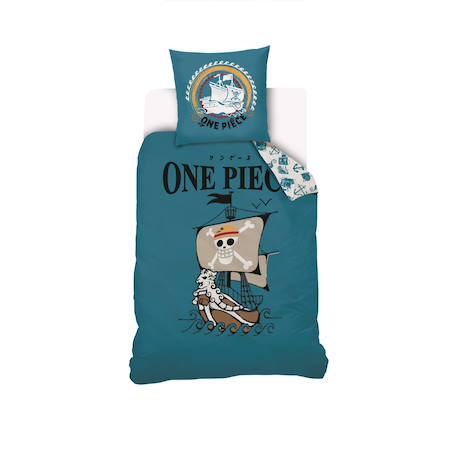 Housse de couette one piece vogue merry coton Bleu 1 - vertbaudet enfant 