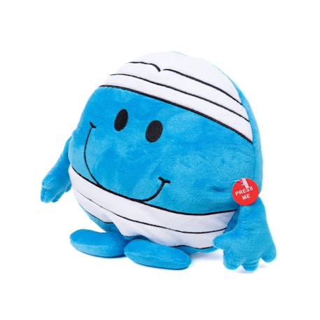 Peluche sonore monsieur madame - mr malchance - 25cm Bleu 2 - vertbaudet enfant 