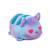 Peluche réversible cushablez - chat 22cm Bleu et Violet 5 - vertbaudet enfant 