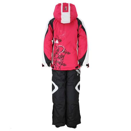 Ensemble de ski fille gilia Fuchsia+Noir 2 - vertbaudet enfant 