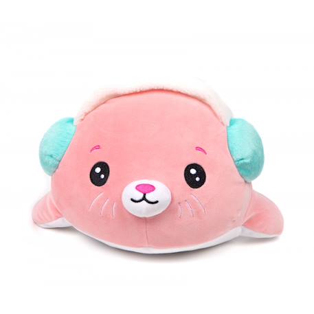 Peluche cushablez - otarie seal - 25cm Rose 2 - vertbaudet enfant 