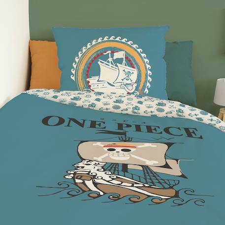 Housse de couette one piece vogue merry coton Bleu 3 - vertbaudet enfant 