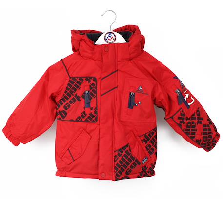 Ensemble de ski garçon eslalom Bleu marine/bleu+Rouge/gris fonce 5 - vertbaudet enfant 