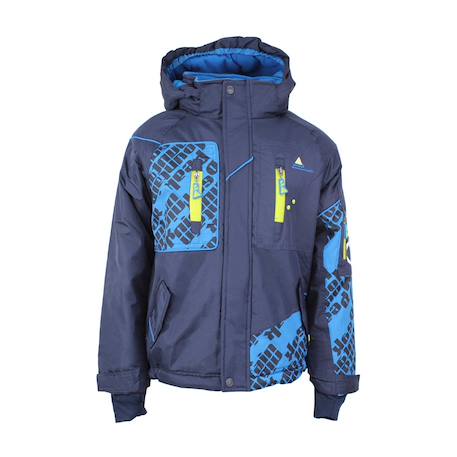 Ensemble de ski garçon eslalob Bleu marine+Rouge 1 - vertbaudet enfant 