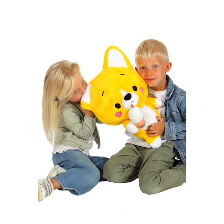 Peluche little corgi cuties 40 cm : corgi - bubble tea Jaune 2 - vertbaudet enfant 