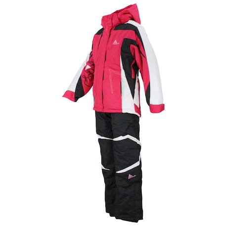 Ensemble de ski fille gilia Fuchsia+Noir 4 - vertbaudet enfant 