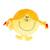 Peluche monsieur madame - mme bonheur - 22cm Jaune 1 - vertbaudet enfant 