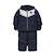 Ensemble de ski layette mornant Bleu marine+Rose 1 - vertbaudet enfant 