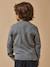 Pull sweat garçon Gris chine+Marine 4 - vertbaudet enfant 
