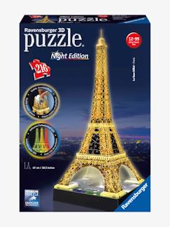 Jouet-Jeux éducatifs-Puzzles-3D Tour Eiffel illuminée Night Edition - RAVENSBURGER