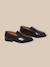 Mocassins en cuir fille Chocolat 5 - vertbaudet enfant 