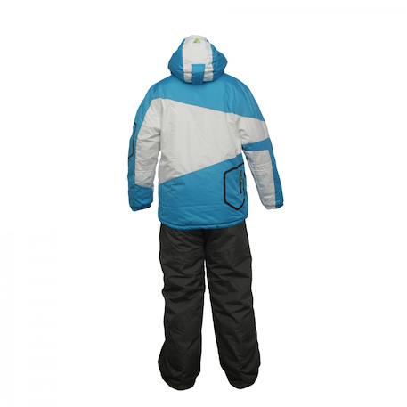 Ensemble de ski garçon ecisola Bleu/gris+Gris/bleu 2 - vertbaudet enfant 