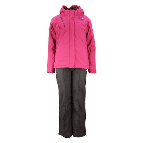 Ensemble de ski fille gazly Fuchsia+Turquoise 1 - vertbaudet enfant 