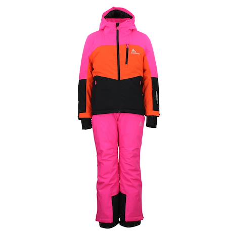 Ensemble de ski fabiola Fushia+Rose+Turquoise 1 - vertbaudet enfant 