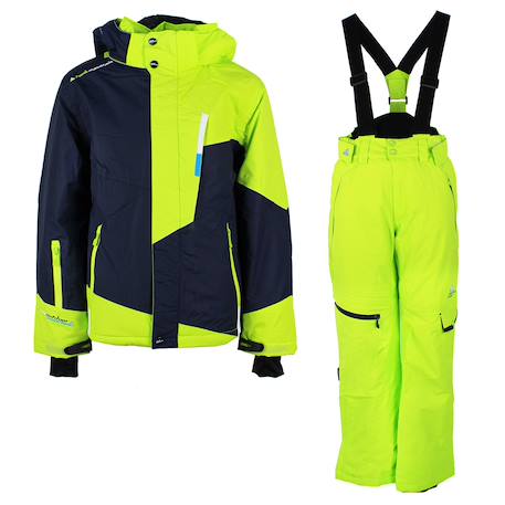 Ensemble de ski garçon ecoro Bleu/bleu marine+Vert/bleu marine 3 - vertbaudet enfant 