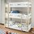 Lits superposés 3 couchages - gain de place - gamme elia Blanc 3 - vertbaudet enfant 