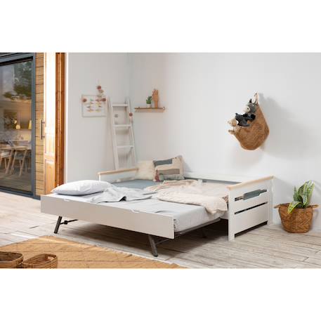Lit gigogne 2 couchages - gamme elsa Blanc 5 - vertbaudet enfant 