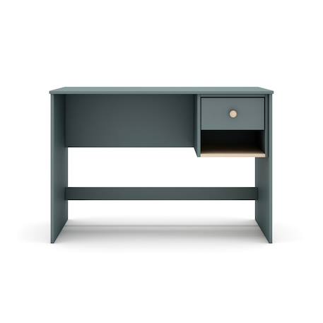 Bureau modulable 1 tiroir - gamme simon Blanc+Vert kaki 11 - vertbaudet enfant 
