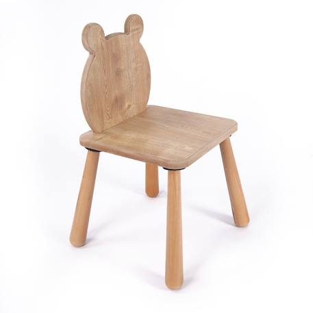 Chaise pour enfant dossier ourson - mael Chêne 2 - vertbaudet enfant 